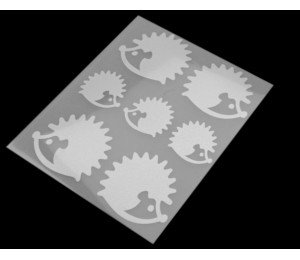 Stickerbogen reflektierende Aufbügler - Igel